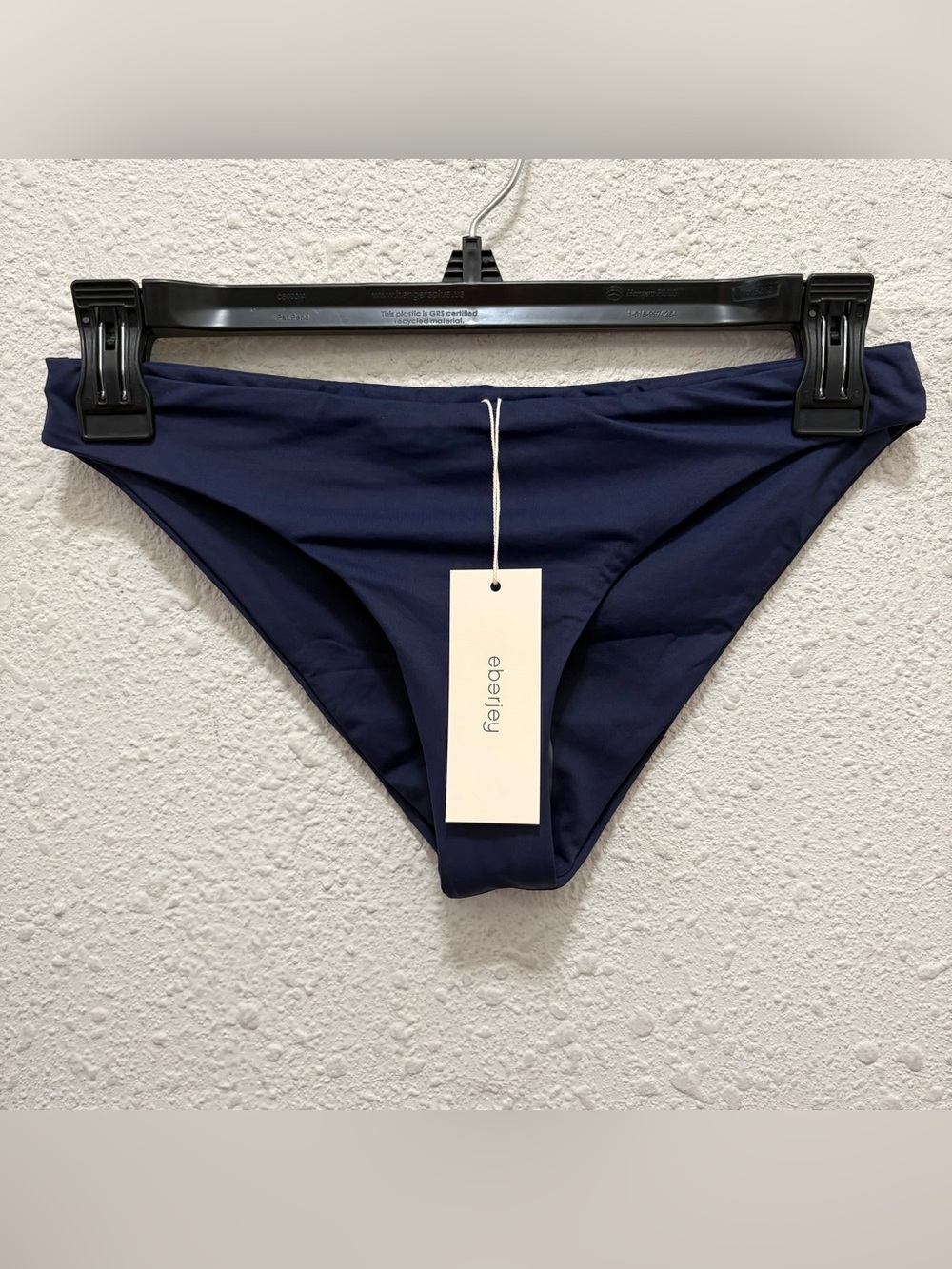 Eberjey So Solid Annia Bikini Bottoms Peaca Navy NWT XS